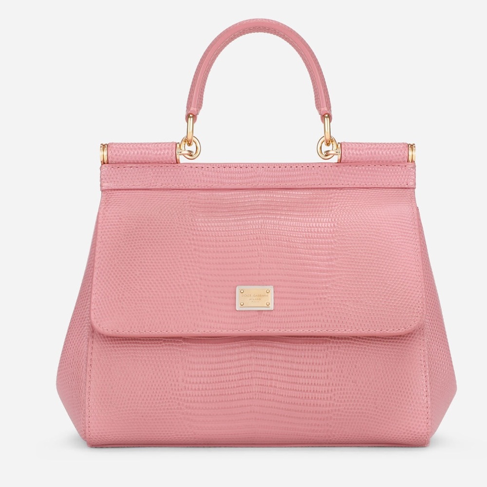 Dolce & Gabbana Medium Sicily handbag Iguana embossed
